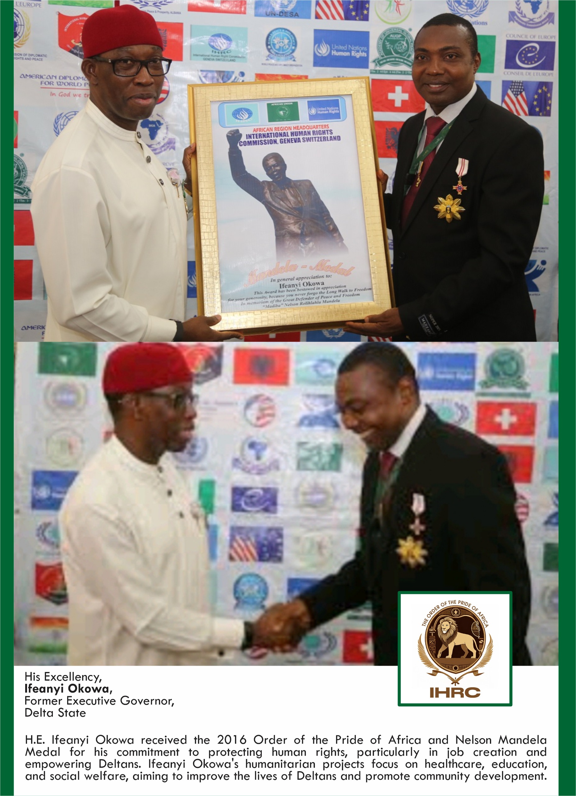 Pride of Africa & Mandela Medal