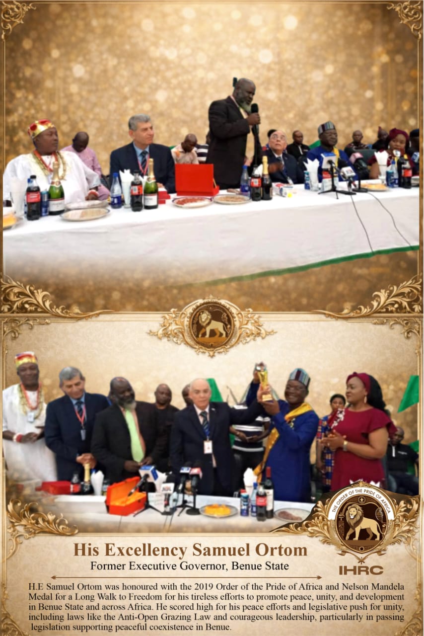 Pride of Africa & Mandela Medal